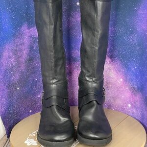 Life Stride Flex Tall Boot WIDE CALF. BLACK  sz-9.5M